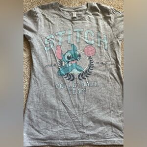 Disney Gray Stitch Volleyball Team Tee